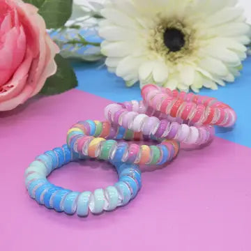 Frog Sac Coil Hair-Ties 4-Pack