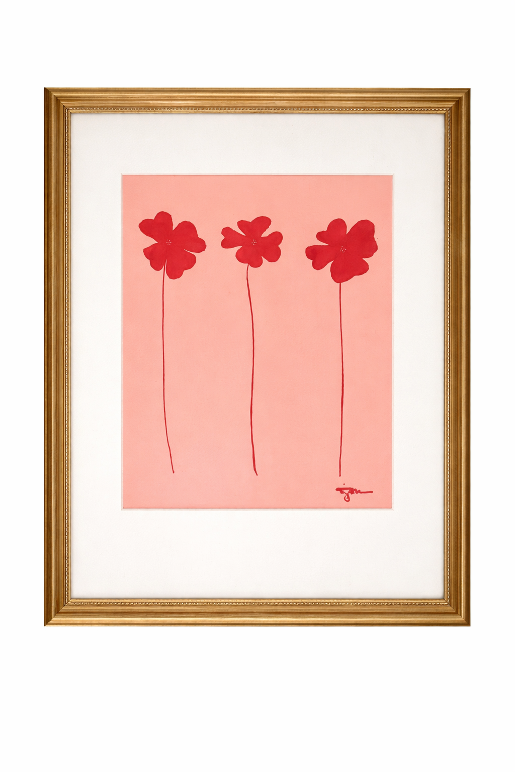 Oxford Florals Shell Red IV