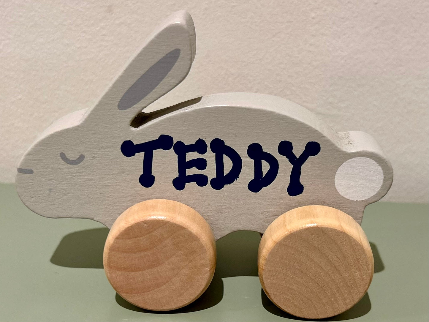 Bunny Push Toy - Personalized