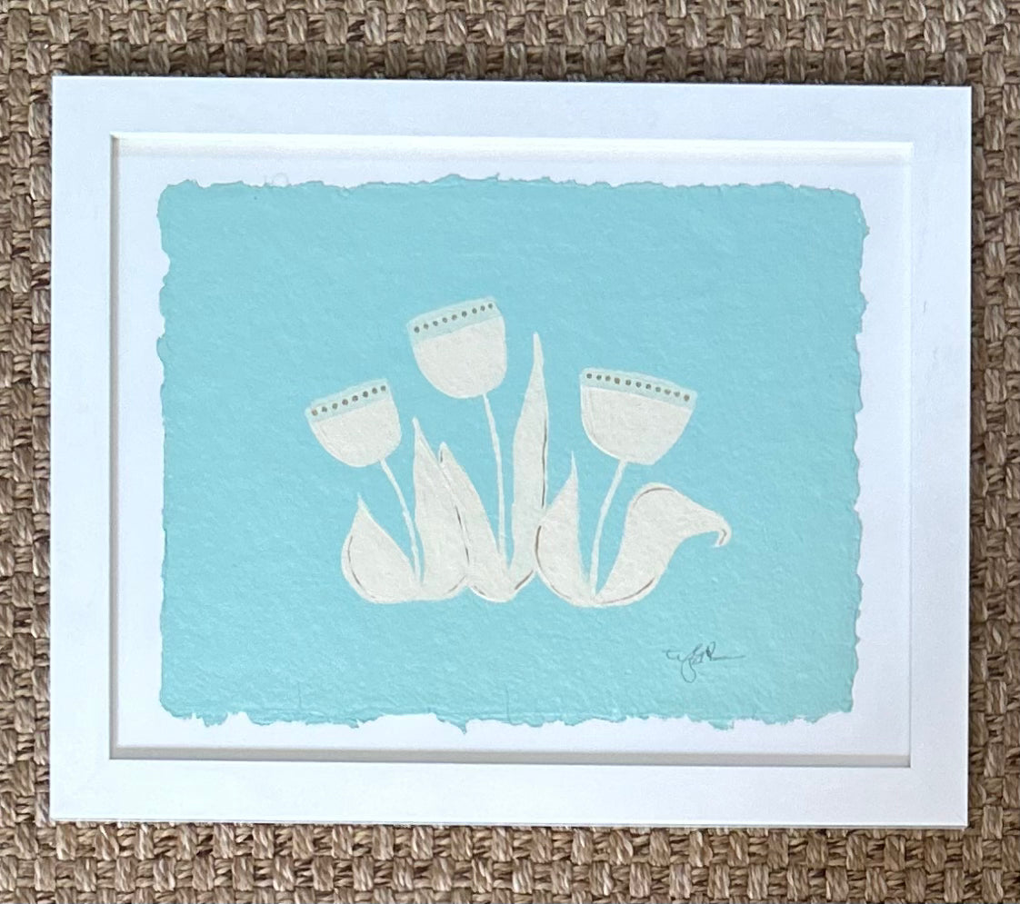 Tradd Street Florals Cabana Blue III