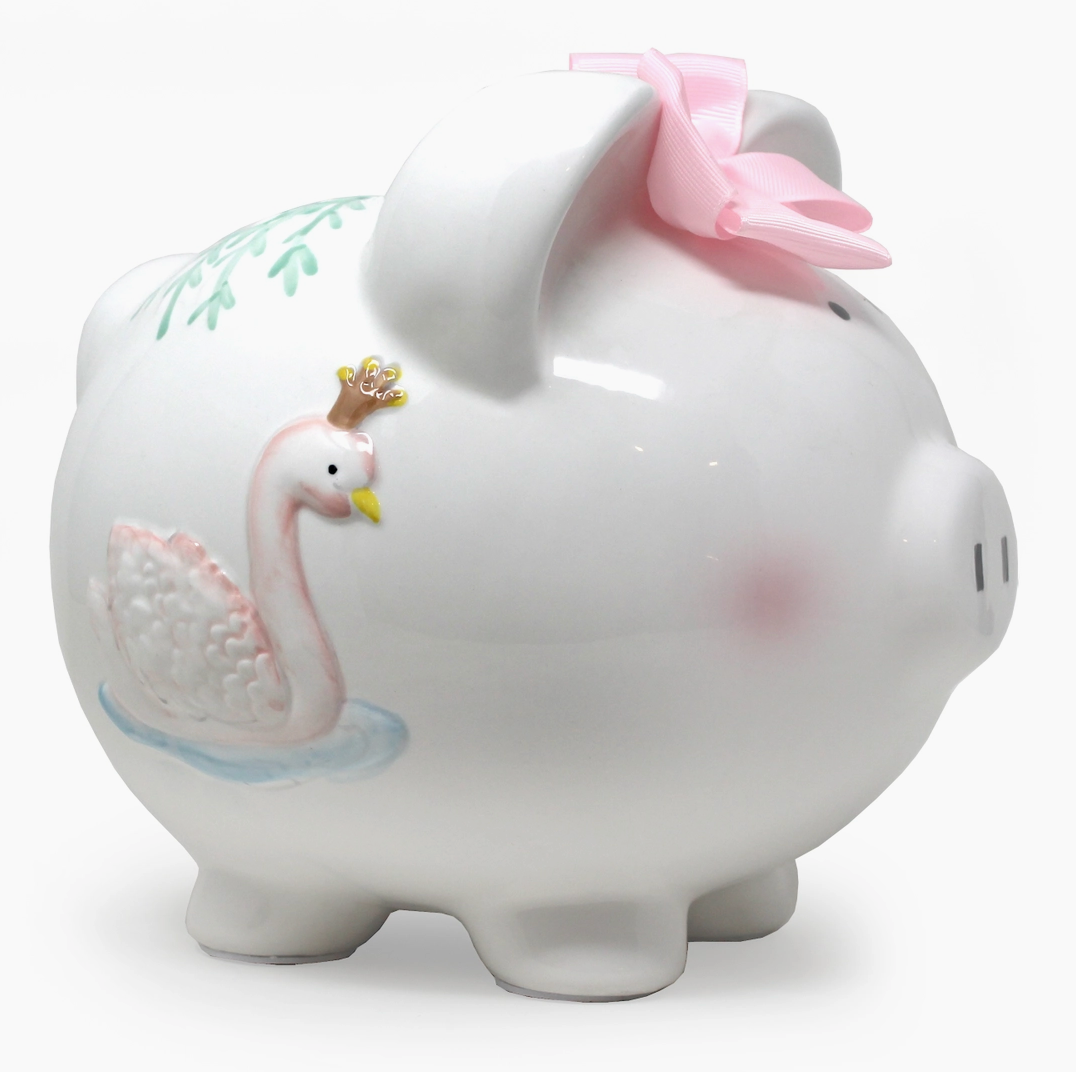 Swan Piggy Bank