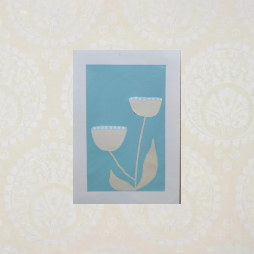 Tradd Street Florals - Teal Two