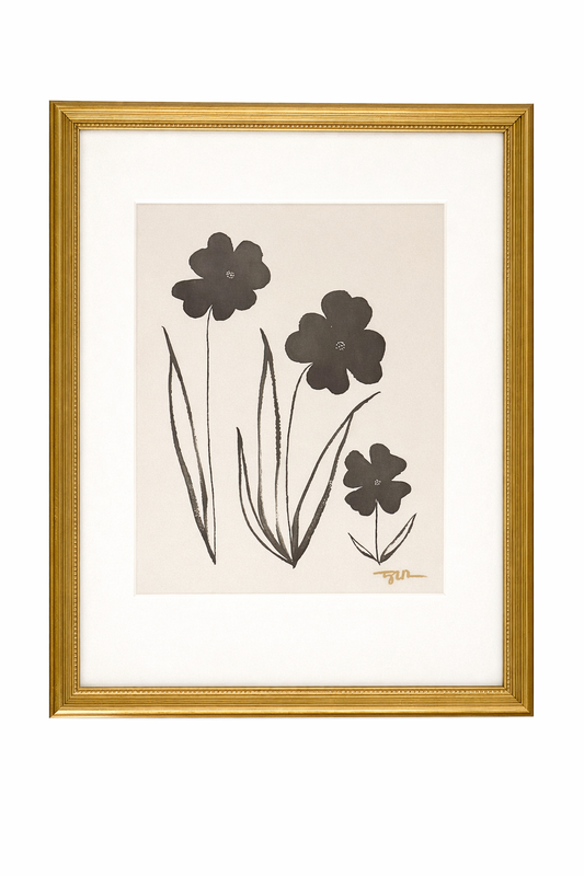 Oxford Florals Chocolate III