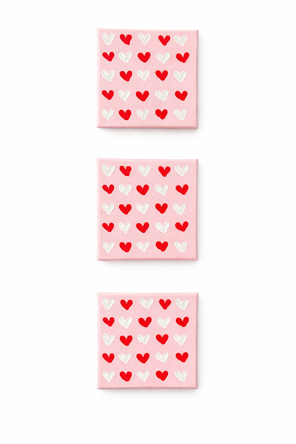 ilysm red and white on pink