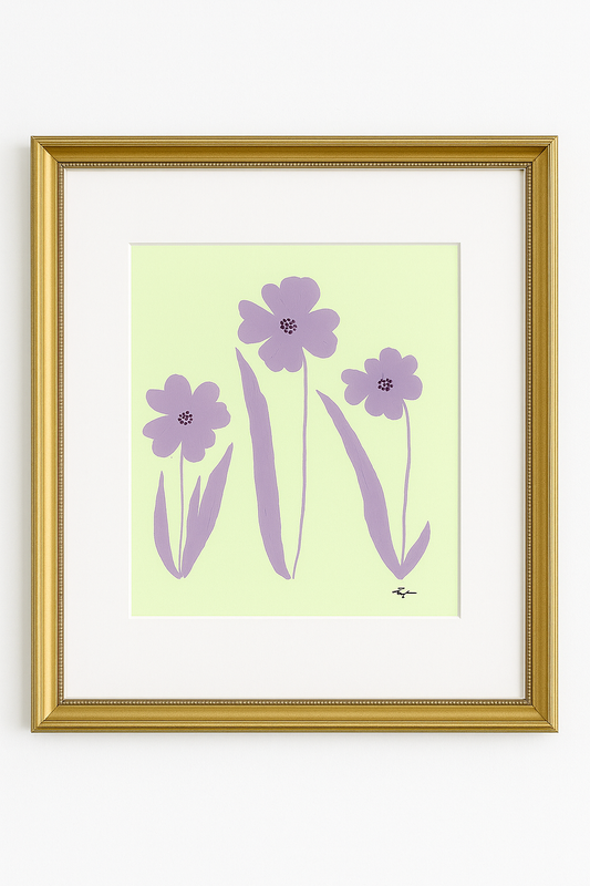 Oxford Florals Muted Violet III