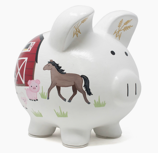 Barnyard Piggy Bank