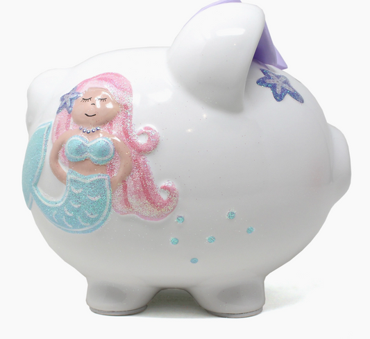 Mermaid Piggy Bank