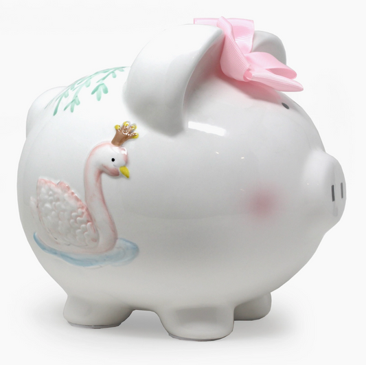 Swan Piggy Bank
