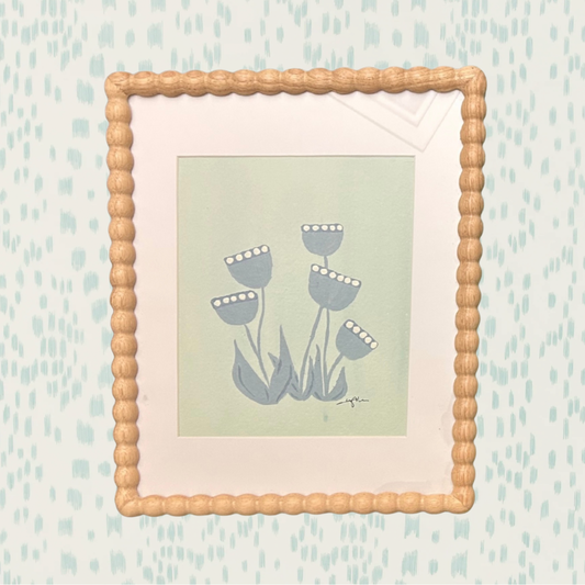 Tradd Street Florals - Mint V Portrait