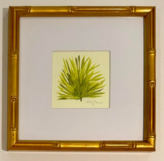 Palms on Sunset III Green
